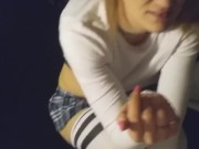 Schoolgirl sucking dick POV 3/16