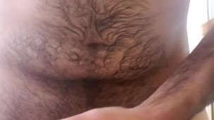 Big white cock cumshot