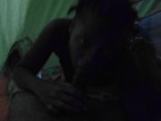Quarantine Forth With Ebony Teen Thot In The Night She Deepthroats Her Mentor BBC - Mastermeat1