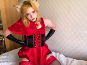 Sweetie Fox Masturbate Pussy and Ass Hole Anal Beads