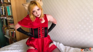 Sweetie Fox Masturbate Pussy and Ass Hole Anal Beads