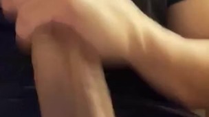 Solo jerk off, huge load