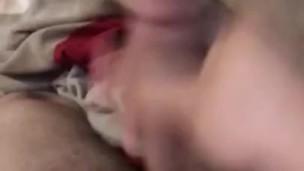 Jerking off while watching porn