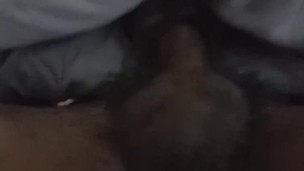 CLOSE UP CUMSHOT: dick riding pocket pussy wet orgasm