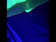 BlackLight Swirl.. (HUGE CUMSHOT) 13/16