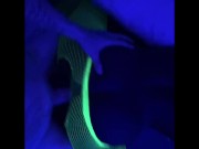 BlackLight Swirl.. (HUGE CUMSHOT) 14/16