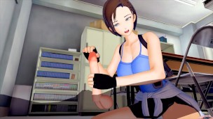 RESIDENT EVIL JILL VALENTINE 3D HENTAI ANIMATION