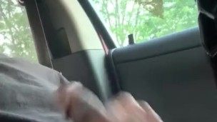 Jerking Off In Car Public