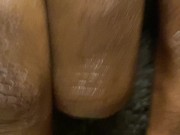 EBONY MASTURBATION - FINGERING MY NOISY WET PUSSY (CLOSE UP)