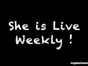 Thick Latina Angelina Castro Dildo Fucks Her Plump Pussy! 13/16