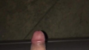 Almost Caught Fucking the glory hole of our picnic table that was stored in the shed
