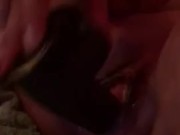 BBC DILDO GETS SQUIRTED ALL OVER!!!