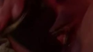 BBC DILDO GETS SQUIRTED ALL OVER!!!