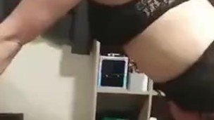 Amateur Hot Slut Wife Masturbating Squirting Solo - Ass View