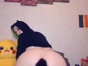 AshKitty twerk with tail butt plug - Screenshot 12 of 16 - Anime Slut