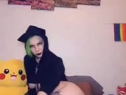 AshKitty twerk with tail butt plug - Screenshot 8 of 16 - Tail