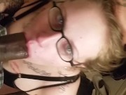 Throat goat devours bbc