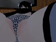 Lewd Facesitting PoV with ASMR and countdown in VRchat 9/16