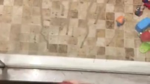 solo cumshot on glass