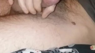 Shaved dick gets stroked just right. Tatted male moans for you. 