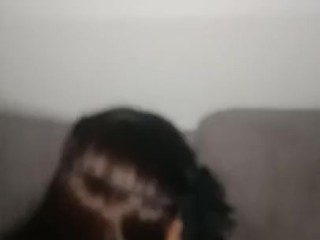 Horny Pinay Neighbor Moans as She Cums While Hubby in Other Room