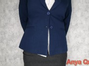 My teacher agreed to rub my dick on her legs in garter stockings-Anya Queen 1/16