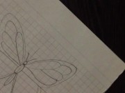 Русский парень рисует бабочку (не порно) 11/16