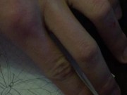 Русский парень рисует бабочку (не порно) 14/16