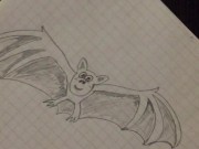 Drawing a bat