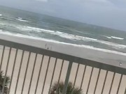Ebony Maid Fucked On Daytona Beach Balcony  4/16