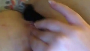 Curvy Busty Milf Cam Girl Teasing & Fingering Pretty Pussy 