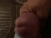 Jerking off and pissing