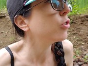 Pissing My Red Plastic Panties OUtside 11/16