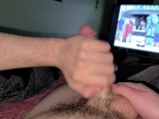 3rd handjob from teen girlfriend POV small boobs 13/16