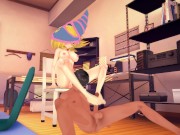 (3D Hentai)(Yu-Gi-Oh!) Dark Magician Girl footjob 7/16