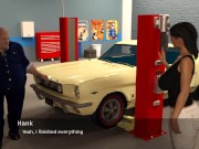 HOT WIFE. Sexy Milf Stucked Under The Car-Ep19 16/16