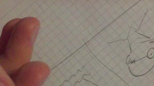 Learning to draw funny men