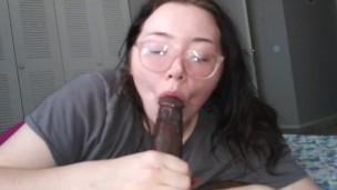 Faithful bbc nuts on girls face