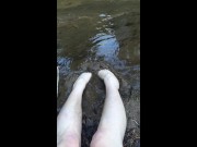Squishing Mud Between my Toes in a Mountain Stream Bed 10/16