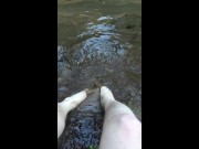 Squishing Mud Between my Toes in a Mountain Stream Bed 11/16