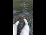 Squishing Mud Between my Toes in a Mountain Stream Bed 14/16