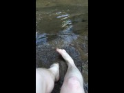 Squishing Mud Between my Toes in a Mountain Stream Bed 15/16