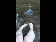 Squishing Mud Between my Toes in a Mountain Stream Bed 16/16