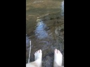 Squishing Mud Between my Toes in a Mountain Stream Bed 6/16