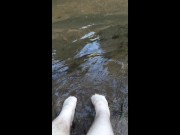 Squishing Mud Between my Toes in a Mountain Stream Bed 8/16