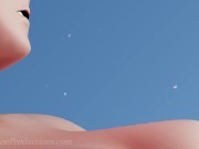 MMD R18 4k blue bikini Aylin - Red Flavor 1044 15/16