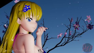 MMD R18 Aylin in a blue bikini - Booo - 1045
