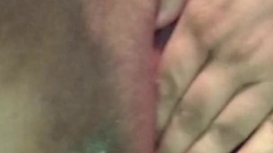 Stuffing stretched out pussy