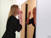 Hot Student Sensual Masturbate Pussy at the Mirror - Homemade 2/16