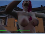 Sex on a chair at school. Prostitutes in Fallout 4 | Adult games 16/16